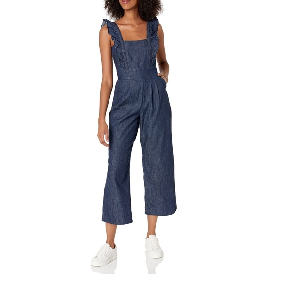 Ella Moss Pants - Ella Moss Blue Denim Ophelia Jumpsuit